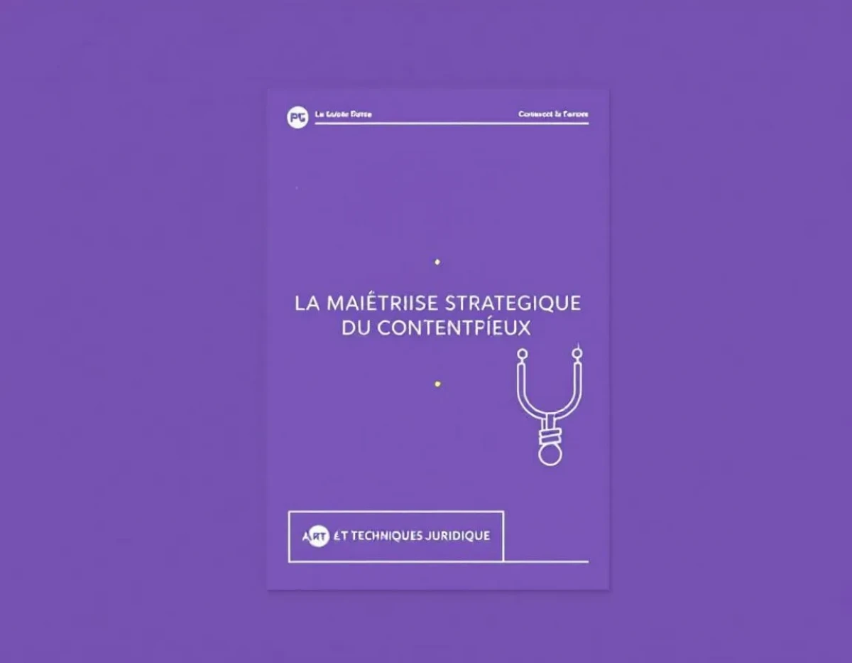 La Maîtrise Stratégique du Contentieux : Art et Techniques Juridiques